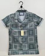 Men's Slim Fit Drop Shoulder Shirt, Spandex Cotton, Sizes M to XL