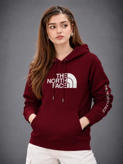 মেয়েদের পিওর কটন সেমি ব্যাগি হুডি, 330-350 GSM, M থেকে XL