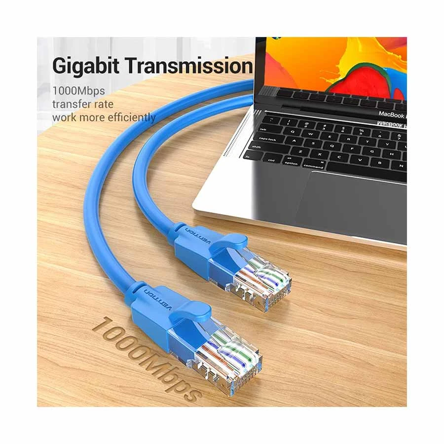 Vention IBELI Cat-6 UTP 3 Meter Blue Network Patch Cable