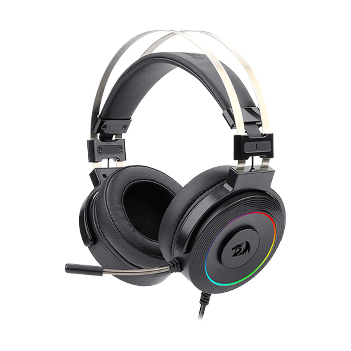 Redragon Lamia H320 RGB-1 Wired Black USB Gaming Headphone