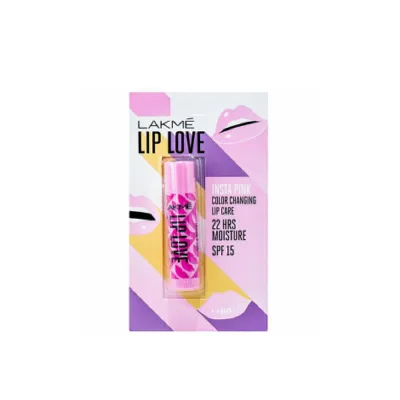 Lakme Lip Love চ্যাপস্টিক লিপ বাম Insta Pink 4.5 gm