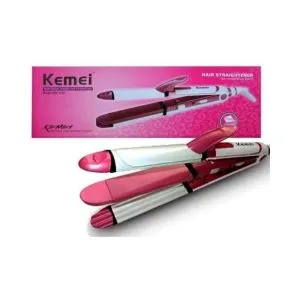 Kemei KM-1213 3 ইন 1 হেয়ার কার্লার আয়রন