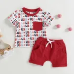 Baby Cotton T-Shirt and Pant Combo Set, 180/190 GSM