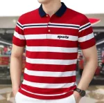 ছেলেদের স্ট্রাইপ PK কটন পোলো শার্ট, 210 GSM, 3 রঙে