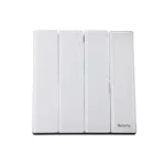 Belamy সাদা 4 গ্যাং 1 ওয়ে সুইচ BE-150-SW