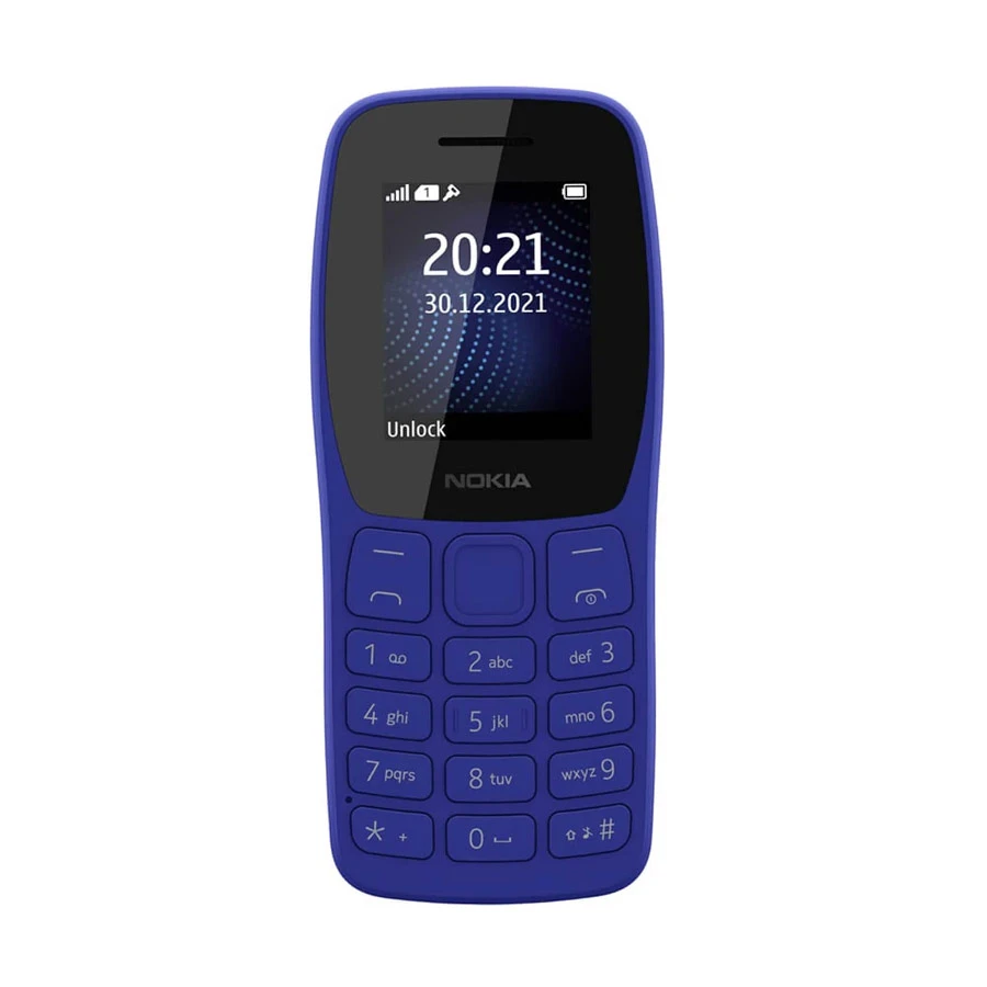 Nokia 105 Classic Dual SIM Blue Mobile Feature Phone