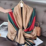 Printed Satin Silk Scarf for Neck, Hijab, Shawl or Bag