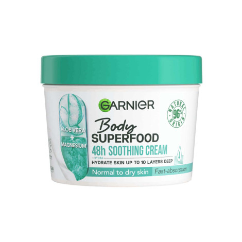 Garnier Body Superfood অ্যালোভেরা ও ম্যাগনেসিয়াম বডি ক্রিম 380ml