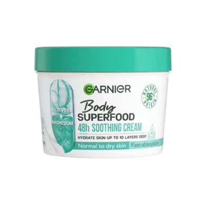 Garnier Body Superfood অ্যালোভেরা ও ম্যাগনেসিয়াম বডি ক্রিম 380ml