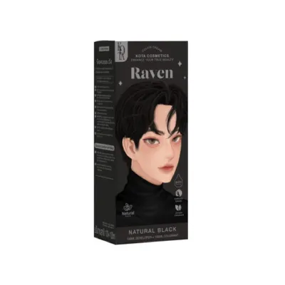 Kota হেয়ার কালার ক্রিম Raven - ন্যাচারাল ব্ল্যাক