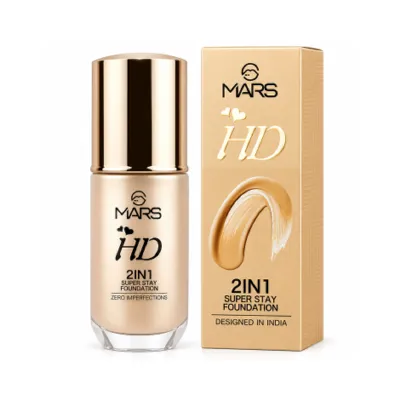 Mars HD 2in1 Super Stay Foundation F07 - 102 (India)