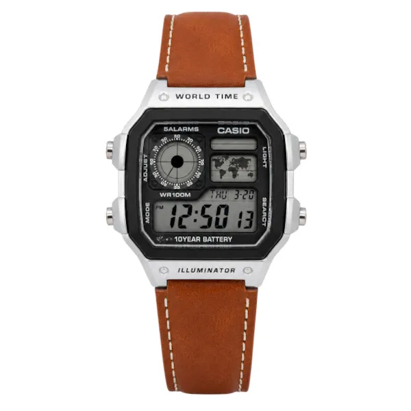 Casio Illuminator লেদার স্ট্র্যাপ ছেলেদের ঘড়ি