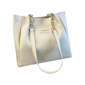 Signature Classic shoulder women's tote bags(white)