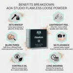 AOA Flawless সেটিং + ফিনিশিং পাউডার - Medium