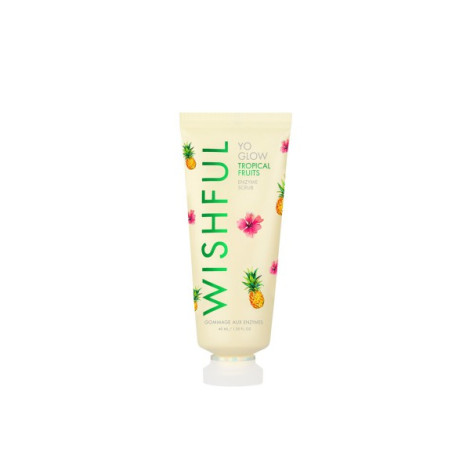 Huda Beauty উইশফুল ইয়ো গ্লো ট্রপিক্যাল ফ্রুটস এনজাইম স্ক্রাব 40 মিলি