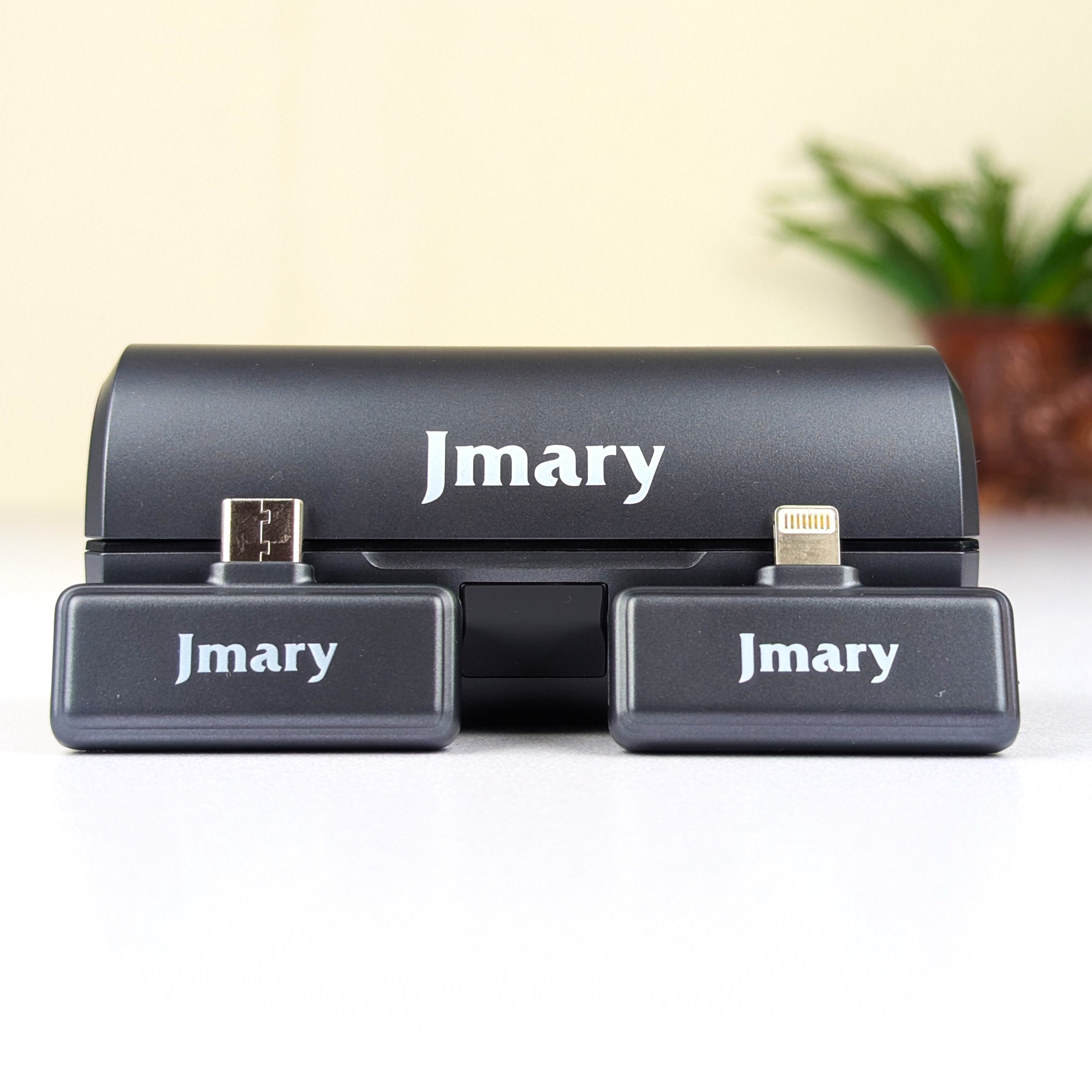 Jmary MW-19 নয়েজ ক্যান্সেলেশন ডুয়াল ওয়্যারলেস মাইক্রোফোন