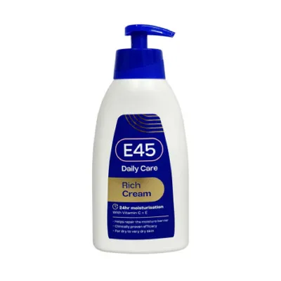 E45 Daily Care রিচ ক্রিম বডি লোশন 400ml