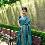 সিরাজগঞ্জের তাঁতে বোনা সিল্ক কাতান শাড়ি