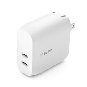 Belkin 40W ডুয়াল পোর্ট USB C ওয়াল চার্জার