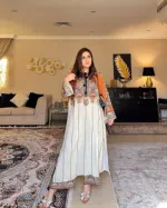 মেয়েদের ড্রেস সেট, 46 ইঞ্চি লম্বা, 3 রঙের অপশন