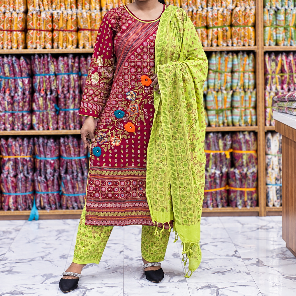Premium Cotton Three-Piece Collection