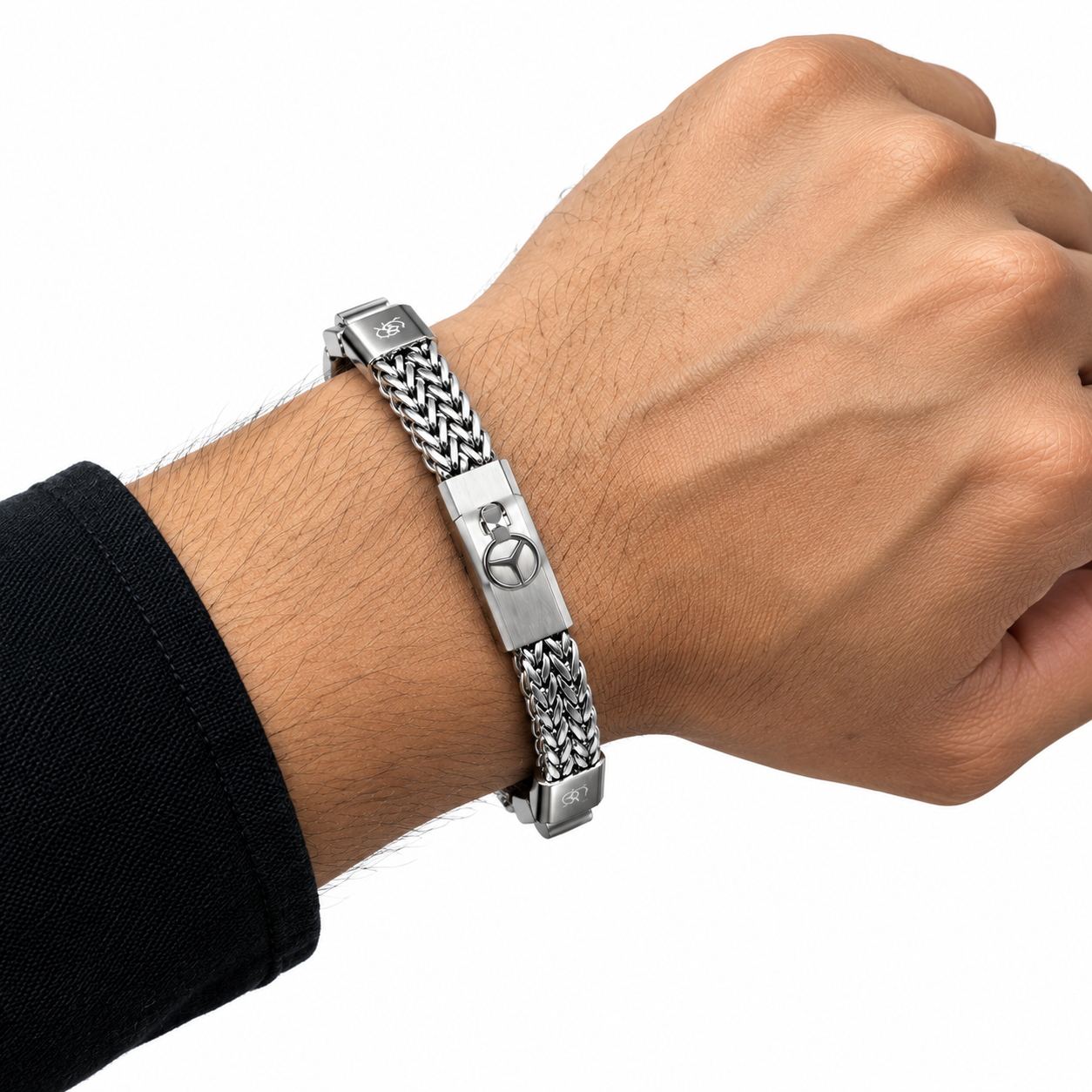 Men's Luxury 3-in-1 Combo Set - Watch, Chain & Bracelet