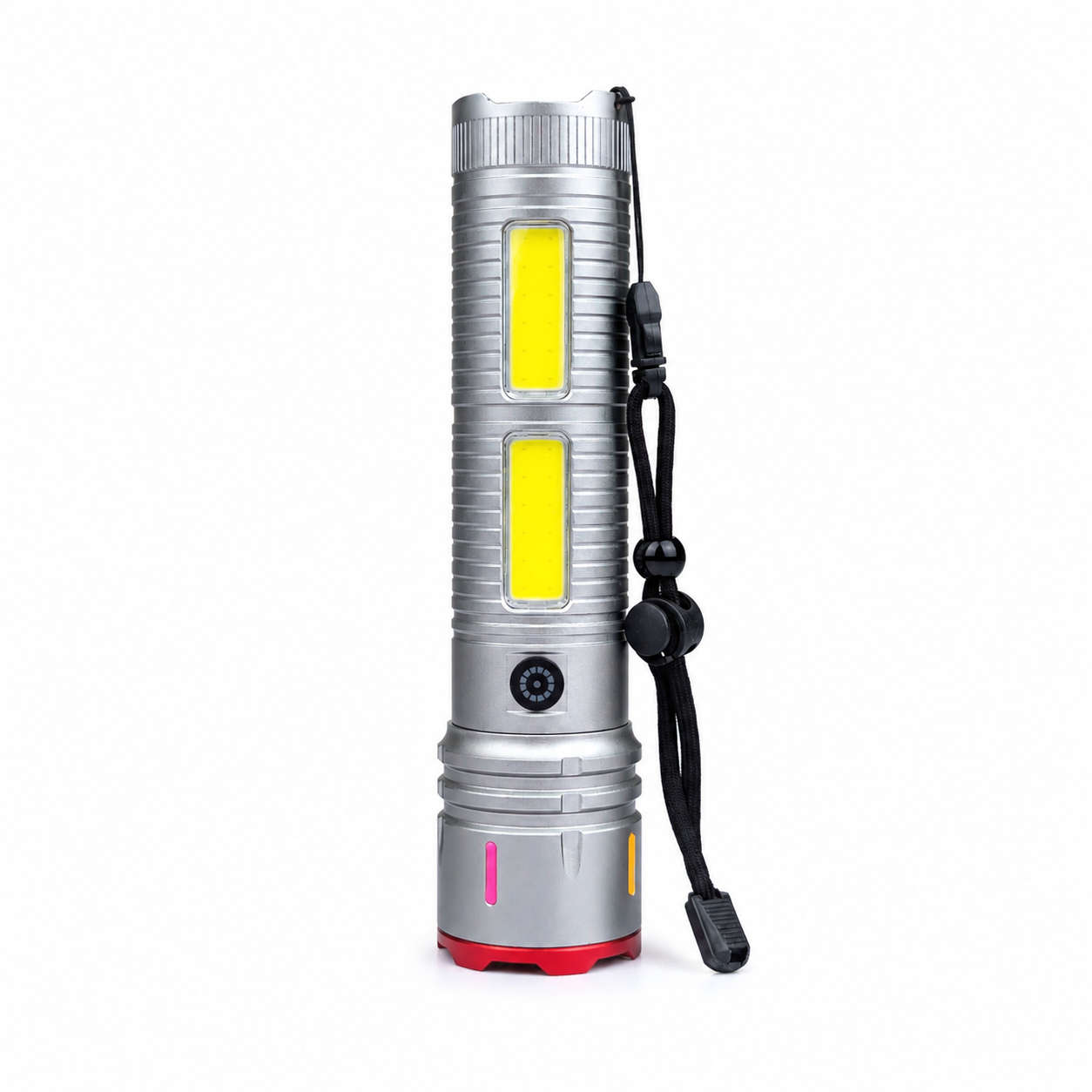 Laser Cannon X03 মেটাল ট্যাকটিক্যাল টর্চলাইট – বিল্ট-ইন পাওয়ার ব্যাংকসহ