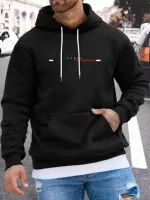 Men's Full Sleeve Winter Hoodie, 280 GSM Cotton, Sizes M to XL