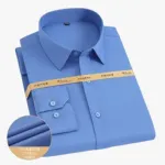 Men's Pure Cotton Long Sleeve Formal Shirt, Regular Fit