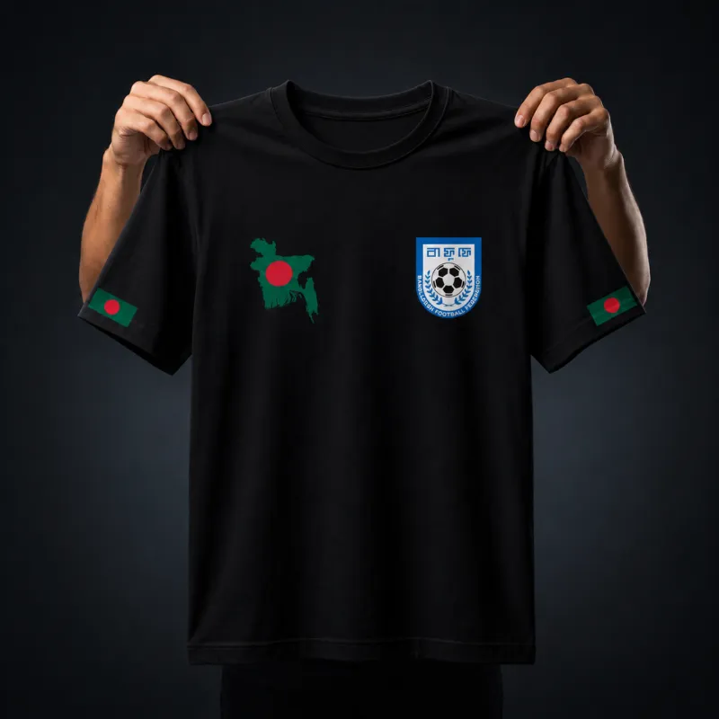 Bangladesh Football Edition ড্রপ শোল্ডার টিশার্ট