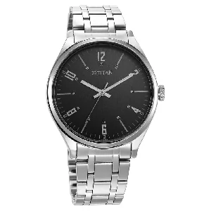 Titan (1802SM10) Wrist Wit Quartz Analog Grey Dial Stainless Steel Strap Watch for Men