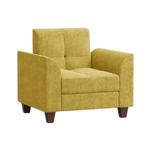 Regal Komol কাঠের সিঙ্গেল সোফা SSC-363-3-1-20 (FABRIC-2120)