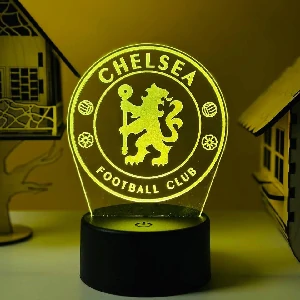 GearUP Acrylic Multicolor Night Lamp (Chelsea F.C.) WHITE