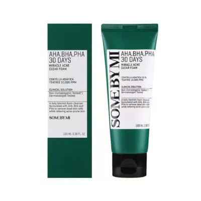 Some By Mi AHA BHA PHA মিরাকল অ্যাকনে ক্লিয়ার ফোম ক্লিনজার 100ml