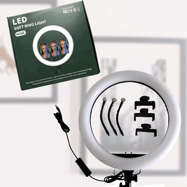 M36E Led Soft Ring Light – 15 Inch
