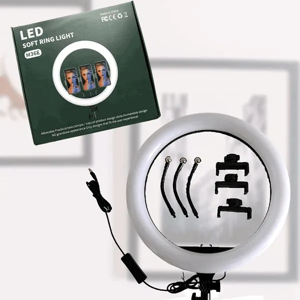 M36E LED সফট রিং লাইট 15 ইঞ্চি