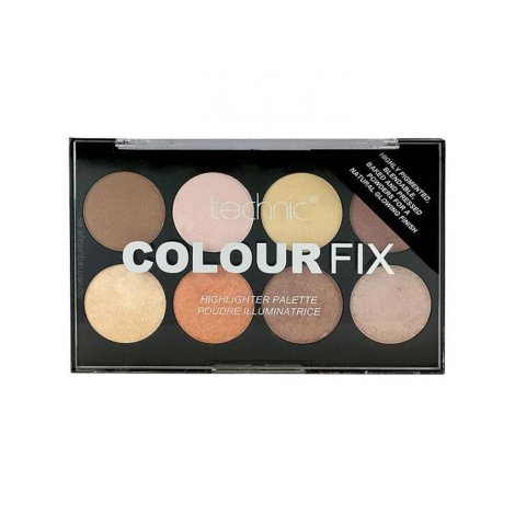 Technic Colour Fix ফেস ও বডি বেকড ও প্রেসড পাউডার হাইলাইটার প্যালেট
