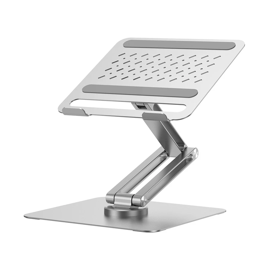 WiWU S801 Rotating Foldable Aluminum Tablet & Laptop Stand, Silver