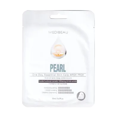 Medibeau Pearl ওয়ান ডে এসেনশিয়াল স্কিন কেয়ার মাস্ক প্যাক 20ml