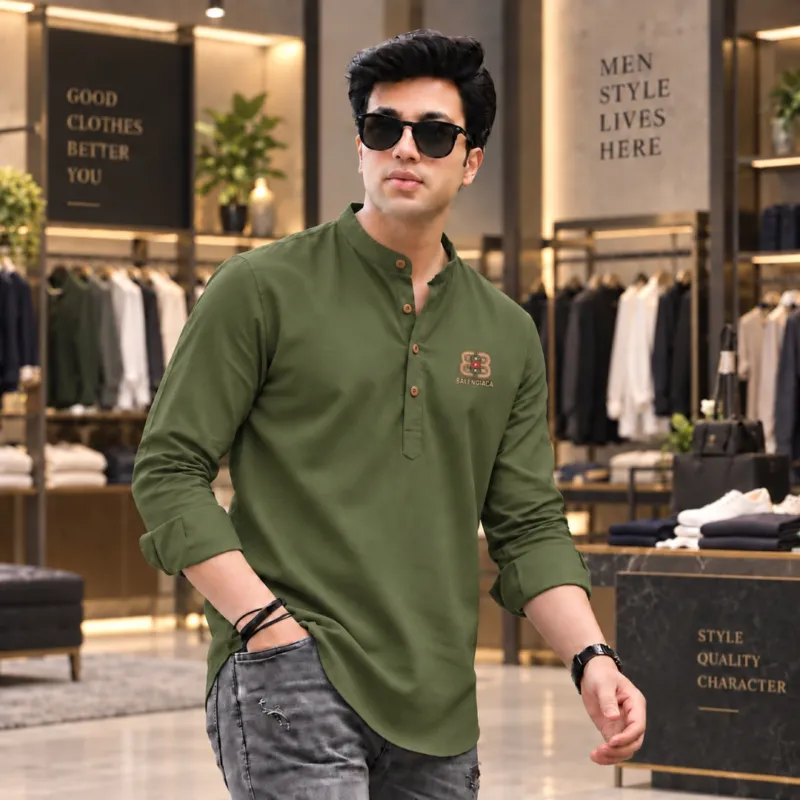 Men's Soft Pure Cotton Katua, Sizes M to XXL