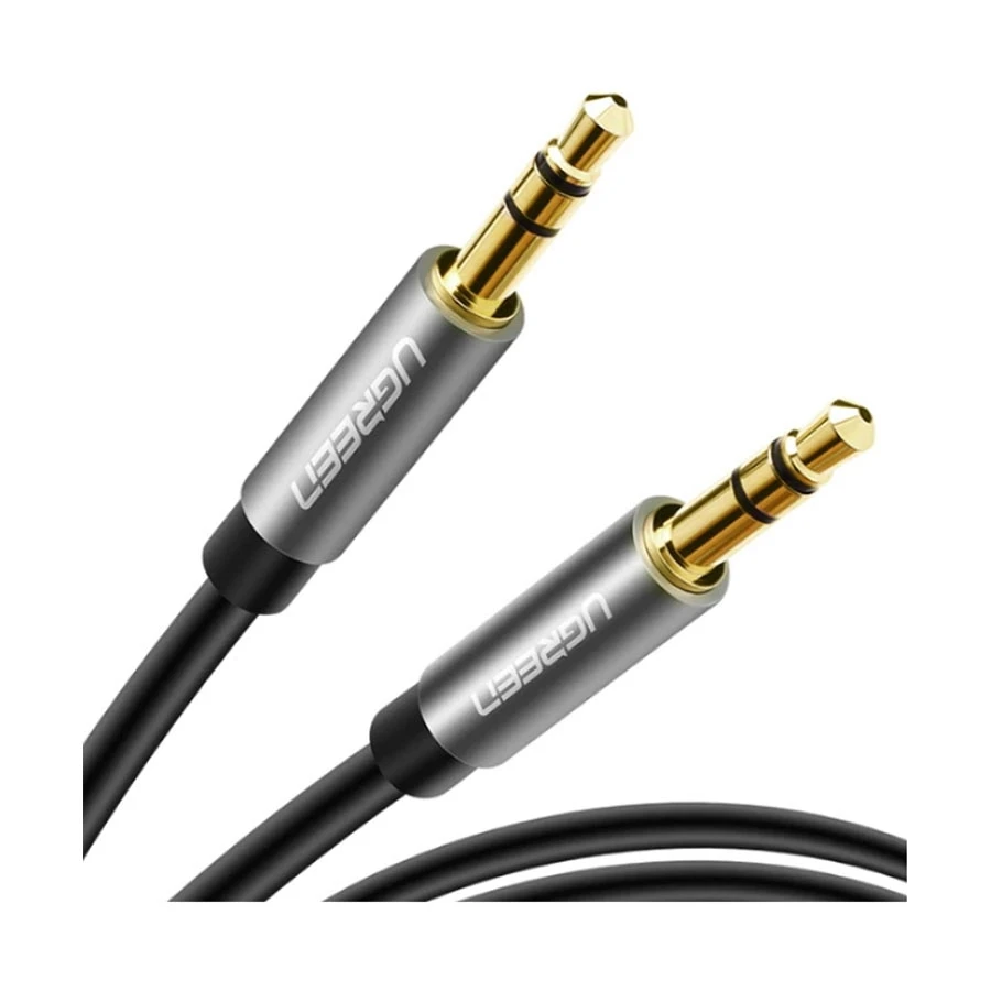 UGREEN AV119 (10735) 3.5mm Male to Male, 2 Meter, Black Audio Cable