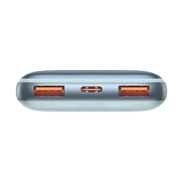 Baseus PPBD040203 Pro 10000mAh নীল 20W পাওয়ার ব্যাংক, ডিজিটাল ডিসপ্লেসহ