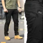 Men's Fitted Twill Pant with Light Stretch, Sizes 30 to 38, 4 Colours