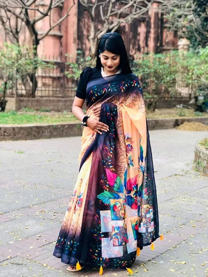 Bright Colour Chanderi Silk Saree, 12 Haath, 5 Colours