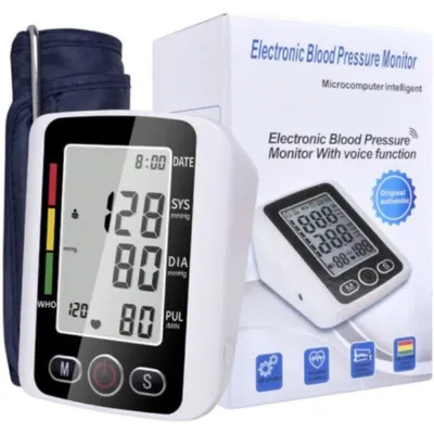 LCD ডিসপ্লেসহ ডিজিটাল ব্লাড প্রেশার মনিটর
