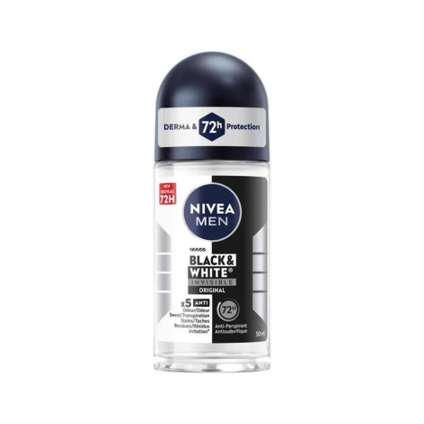 Nivea Black & White Invisible রোল অন ডিওডোরেন্ট 50ml