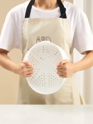 5-লেয়ার স্ট্যাকেবল ফুড কভার ও কিচেন শেলফ (BPA-free)