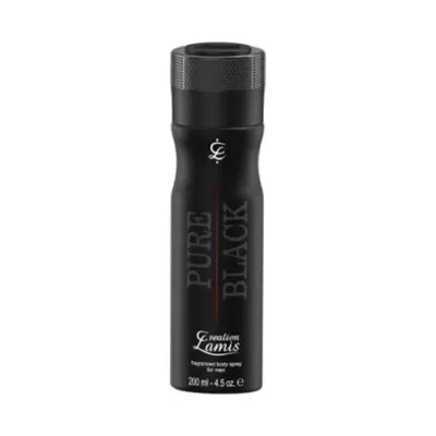 Creation Lamis Pure Black বডি স্প্রে ফর ম্যান 200ml