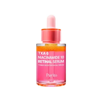 Purito TXA 6 Niacinamide 10 Retinal টোনিং বুস্টার ফেসিয়াল সিরাম 30ml