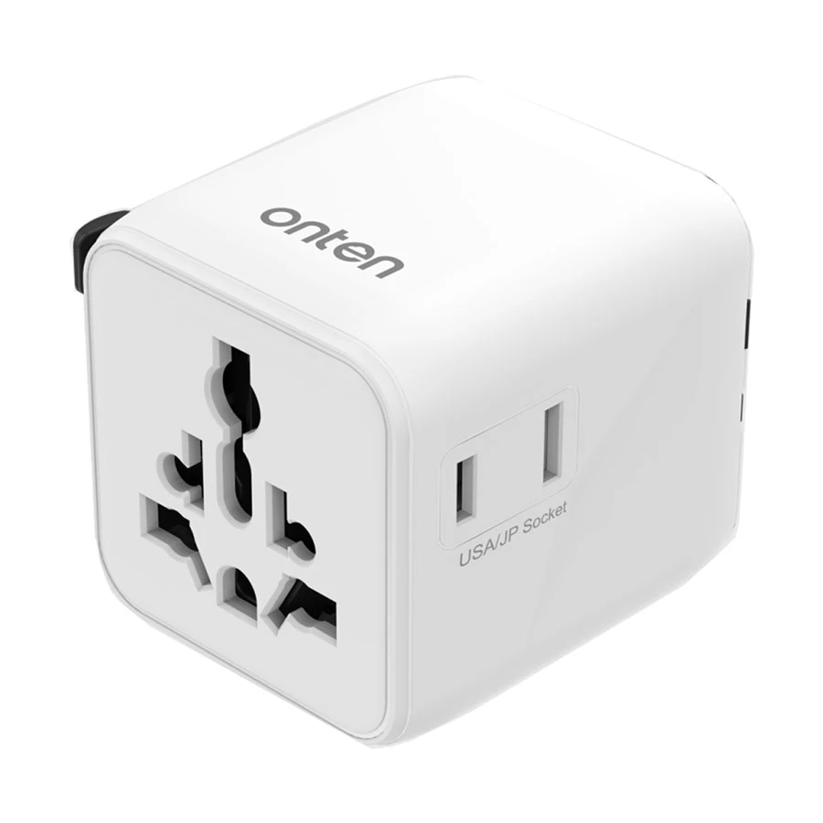 Onten OTN-CW81 2500W Universal Travel Adapter White (US/UK/EU/AU)